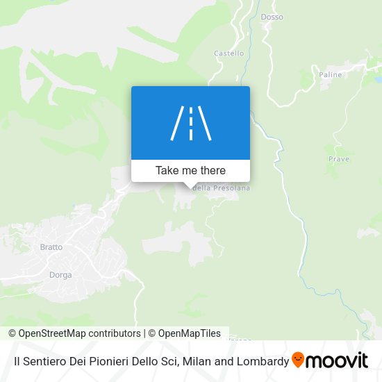 Il Sentiero Dei Pionieri Dello Sci map