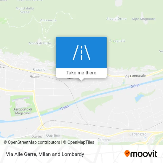 Via Alle Gerre map