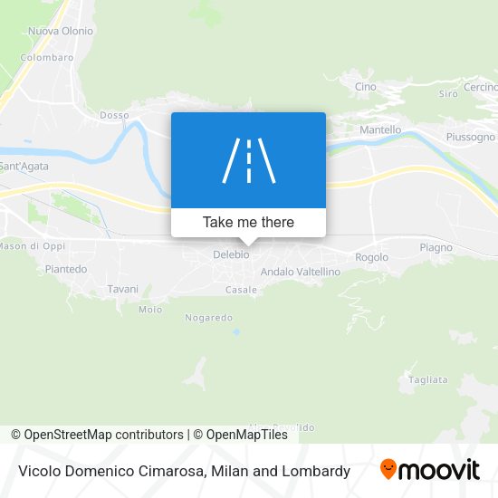 Vicolo Domenico Cimarosa map