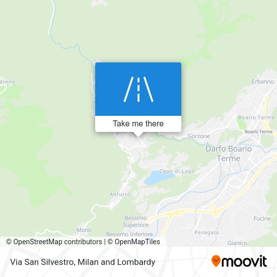 Via San Silvestro map