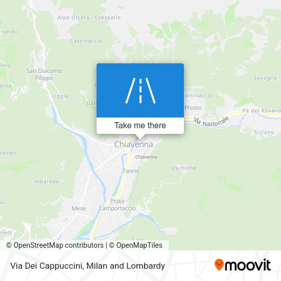 Via Dei Cappuccini map