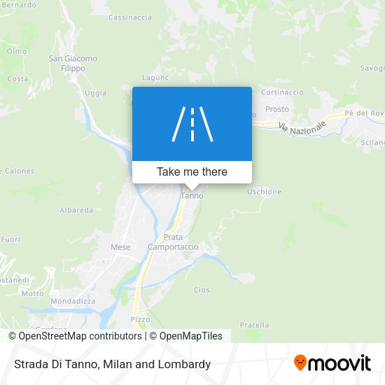Strada Di Tanno map