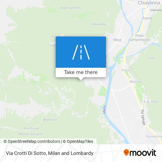 Via Crotti Di Sotto map