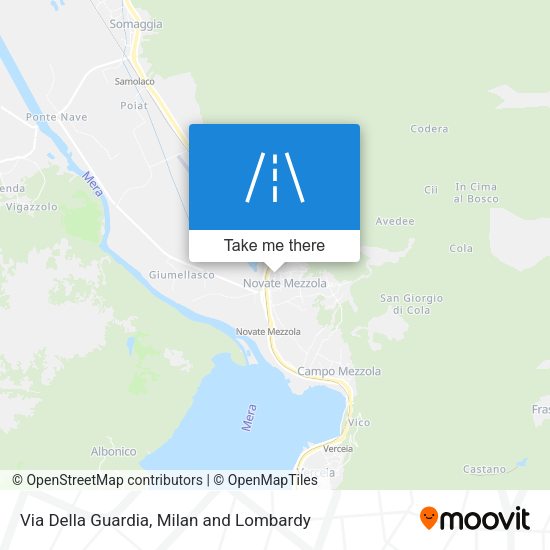 Via Della Guardia map