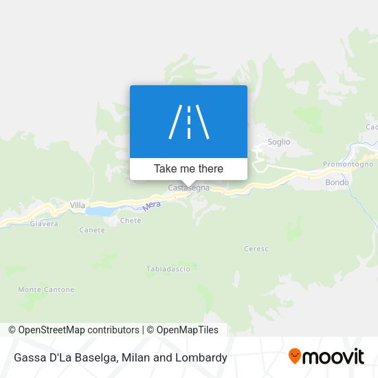 Gassa D'La Baselga map