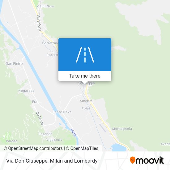 Via Don Giuseppe map