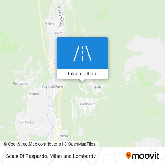 Scale Di Paspardo map