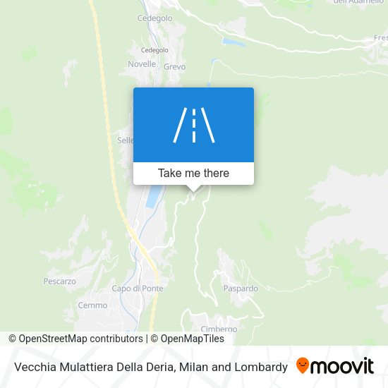 Vecchia Mulattiera Della Deria map