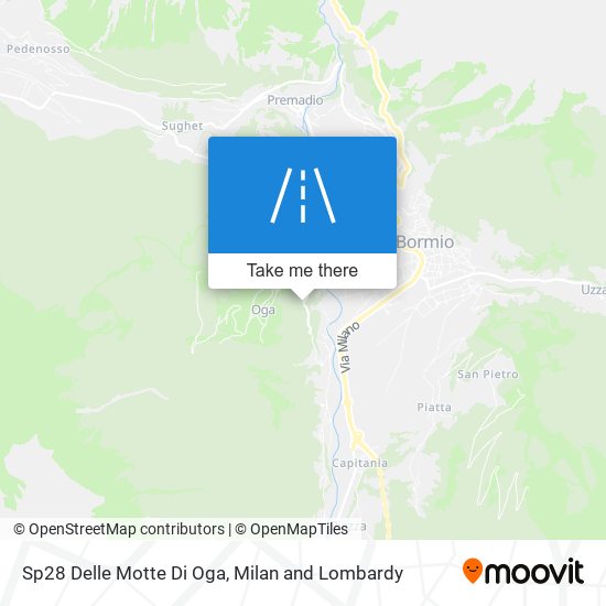 Sp28 Delle Motte Di Oga map