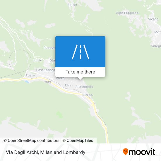 Via Degli Archi map