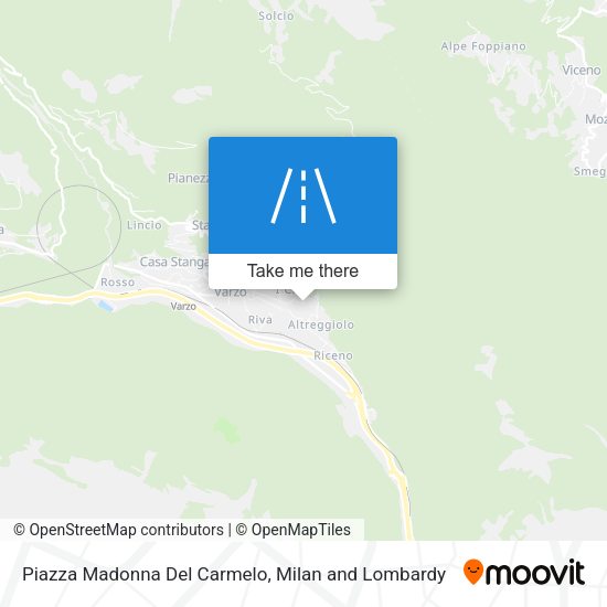 Piazza Madonna Del Carmelo map