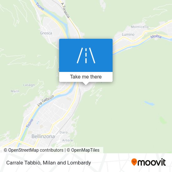 Carrale Tabbiò map