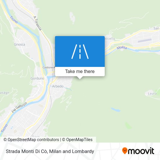 Strada Monti Di Cò map