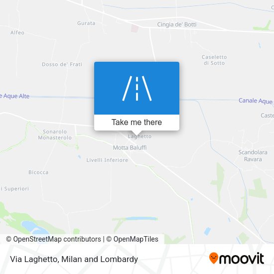 Via Laghetto map