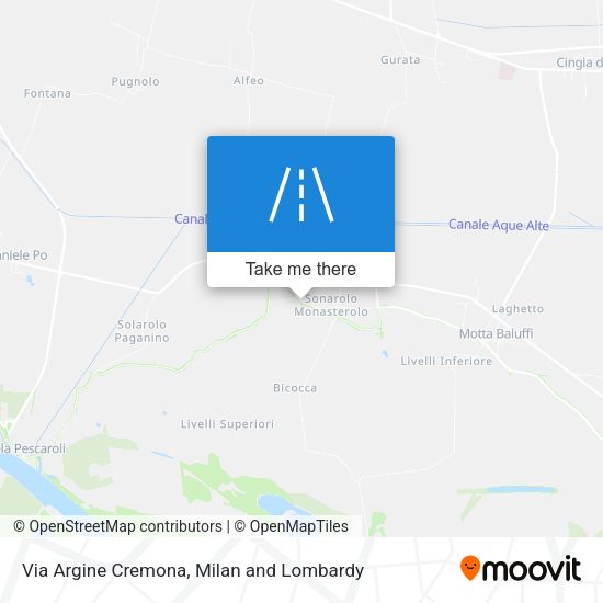 Via Argine Cremona map