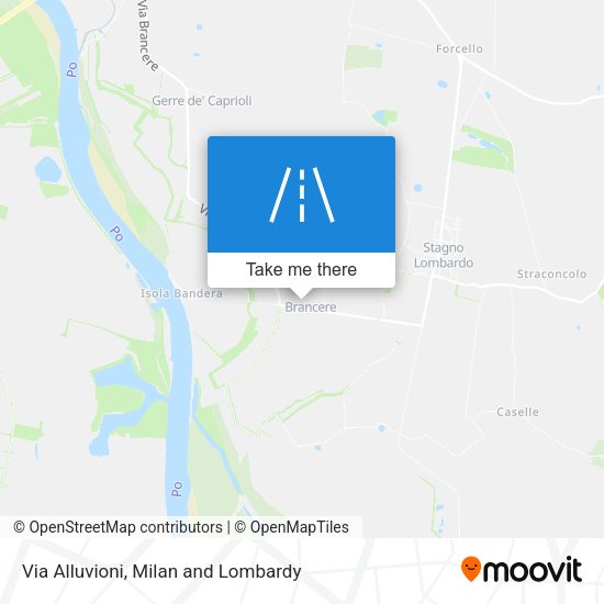Via Alluvioni map