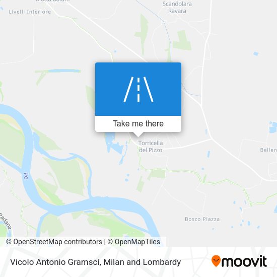 Vicolo Antonio Gramsci map