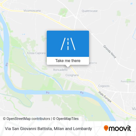 Via San Giovanni Battista map