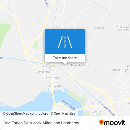 Via Enrico De Nicola map