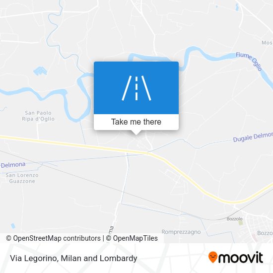 Via Legorino map