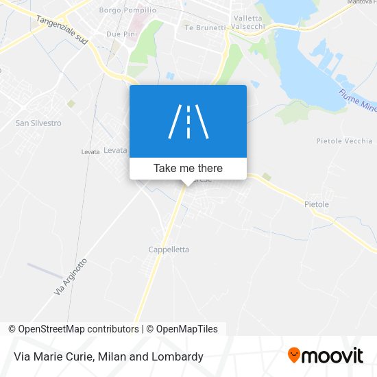 Via Marie Curie map