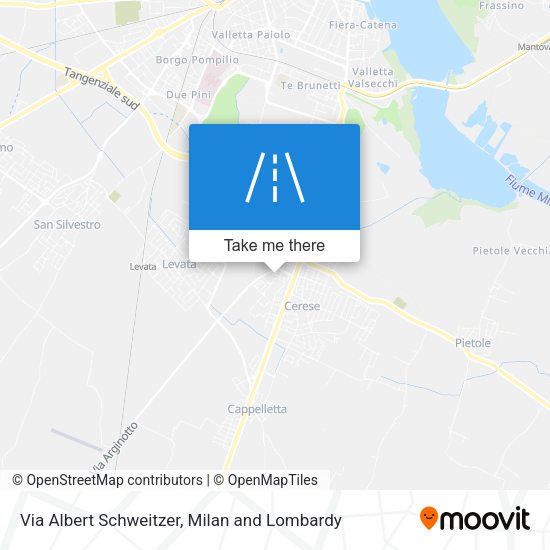 Via Albert Schweitzer map
