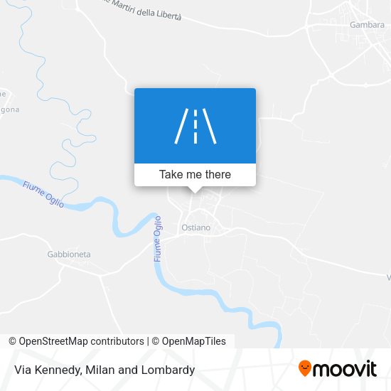Via Kennedy map