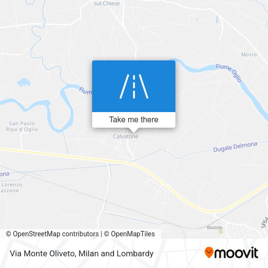 Via Monte Oliveto map