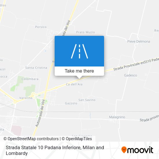 Strada Statale 10 Padana Inferiore map