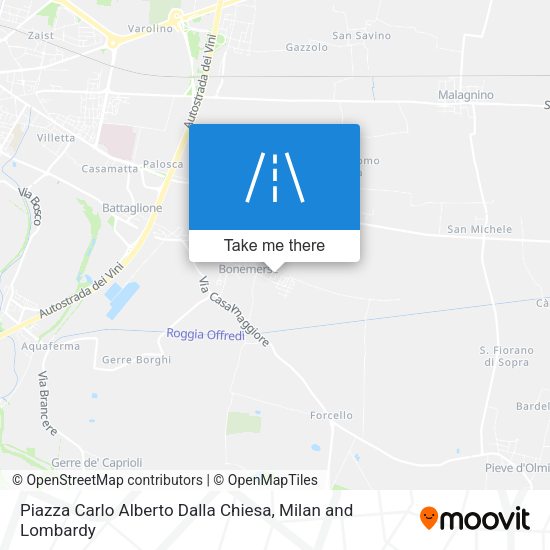 Piazza Carlo Alberto Dalla Chiesa map