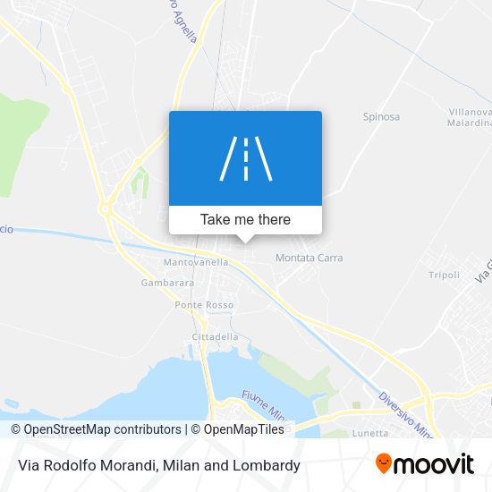Via Rodolfo Morandi map