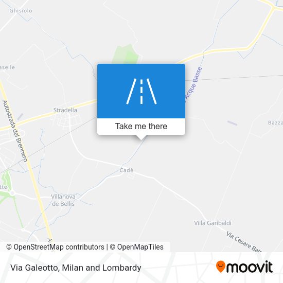 Via Galeotto map