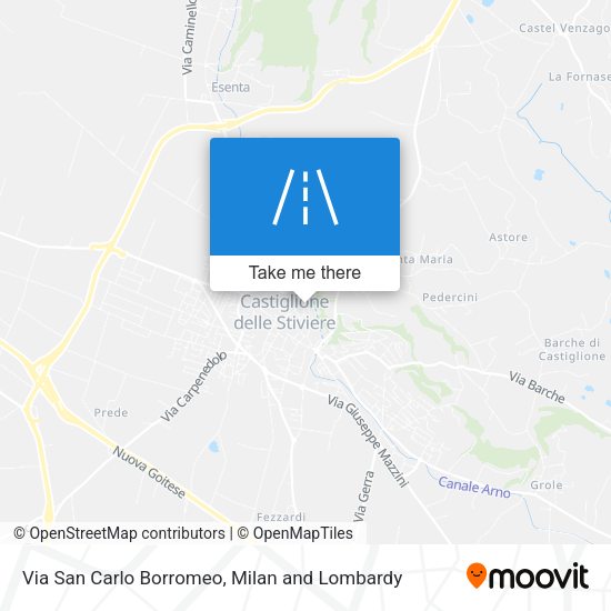 Via San Carlo Borromeo map