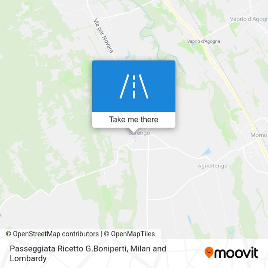 Passeggiata Ricetto G.Boniperti map