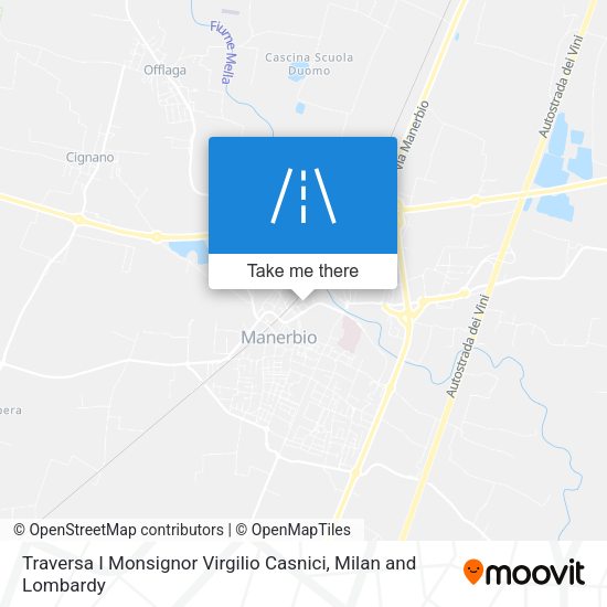 Traversa I Monsignor Virgilio Casnici map