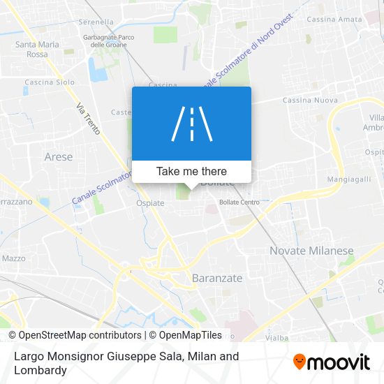 Largo Monsignor Giuseppe Sala map