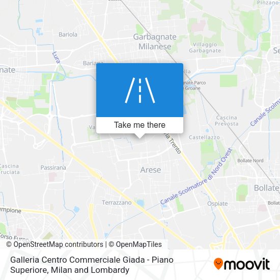 Galleria Centro Commerciale Giada - Piano Superiore map