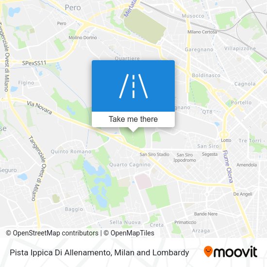 Pista Ippica Di Allenamento map