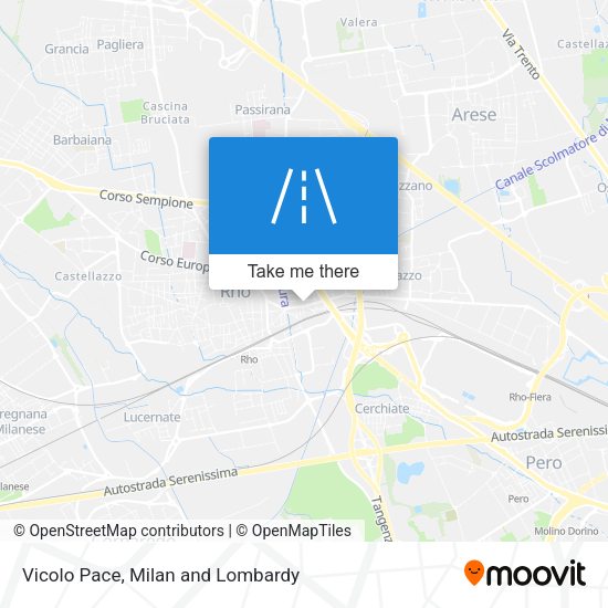 Vicolo Pace map