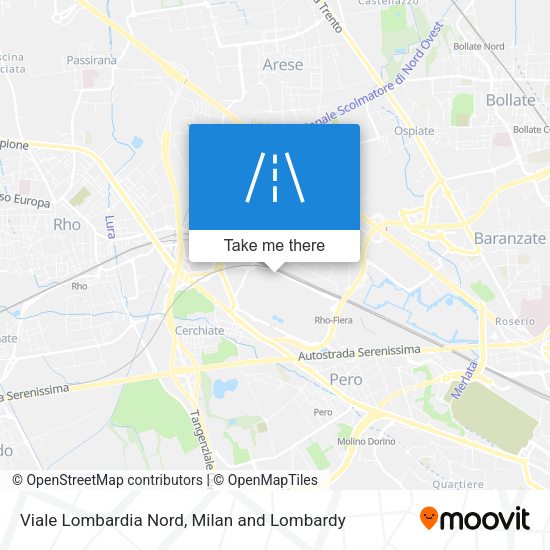 Viale Lombardia Nord map