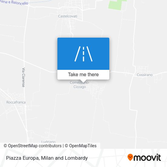 Piazza Europa map