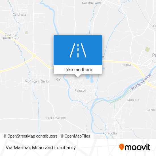 Via Marinai map