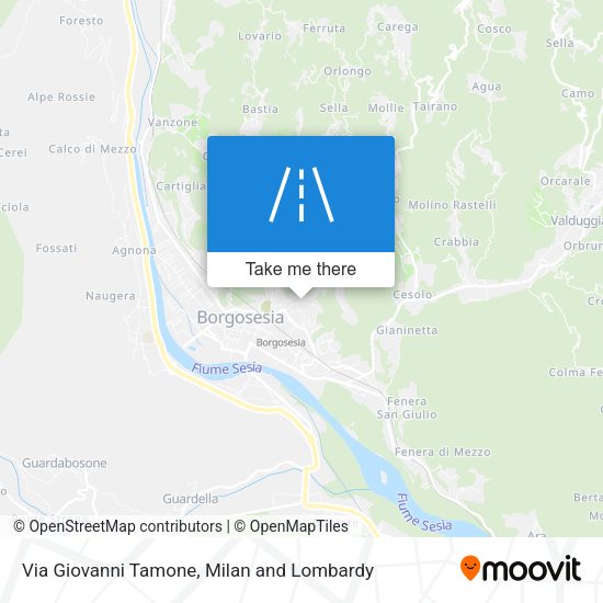 Via Giovanni Tamone map
