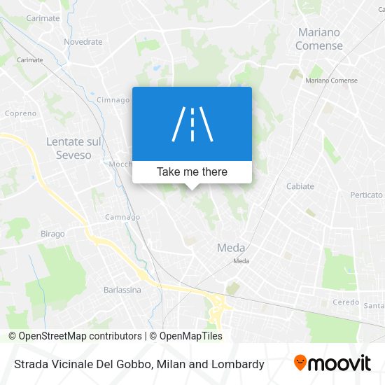 Strada Vicinale Del Gobbo map