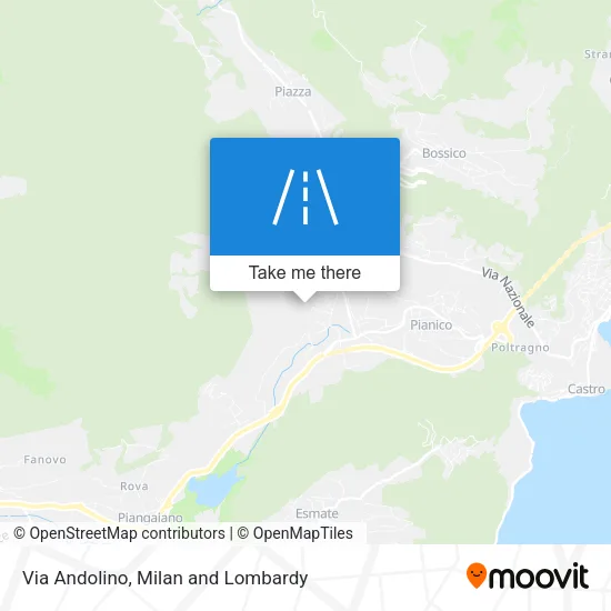 Via Andolino map