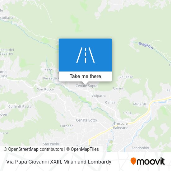 Via Papa Giovanni XXIII map