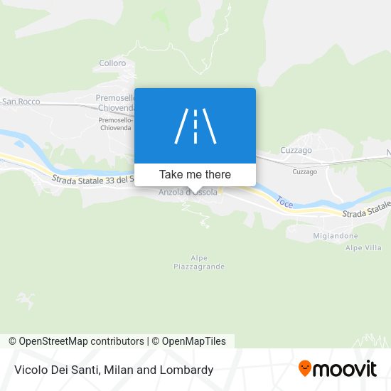 Vicolo Dei Santi map