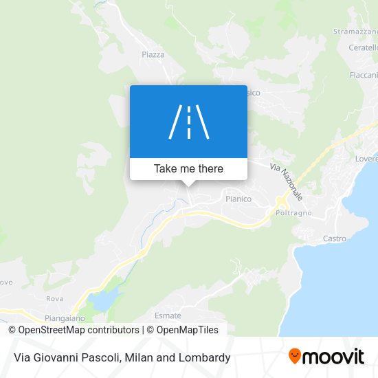 Via Giovanni Pascoli map