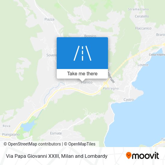 Via Papa Giovanni XXIII map