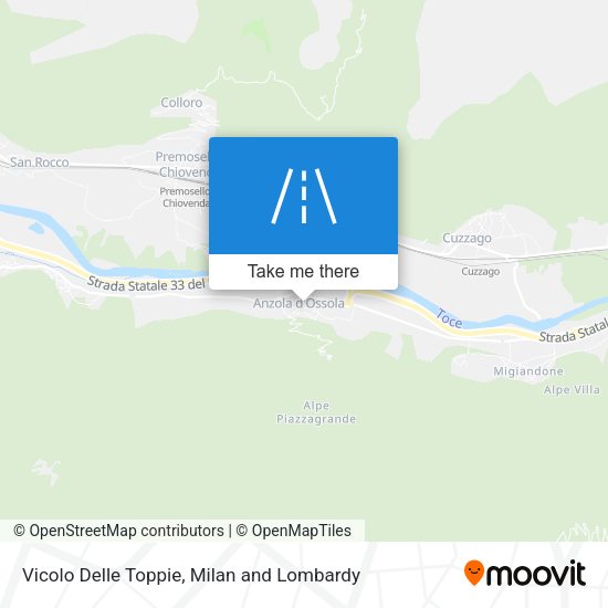 Vicolo Delle Toppie map